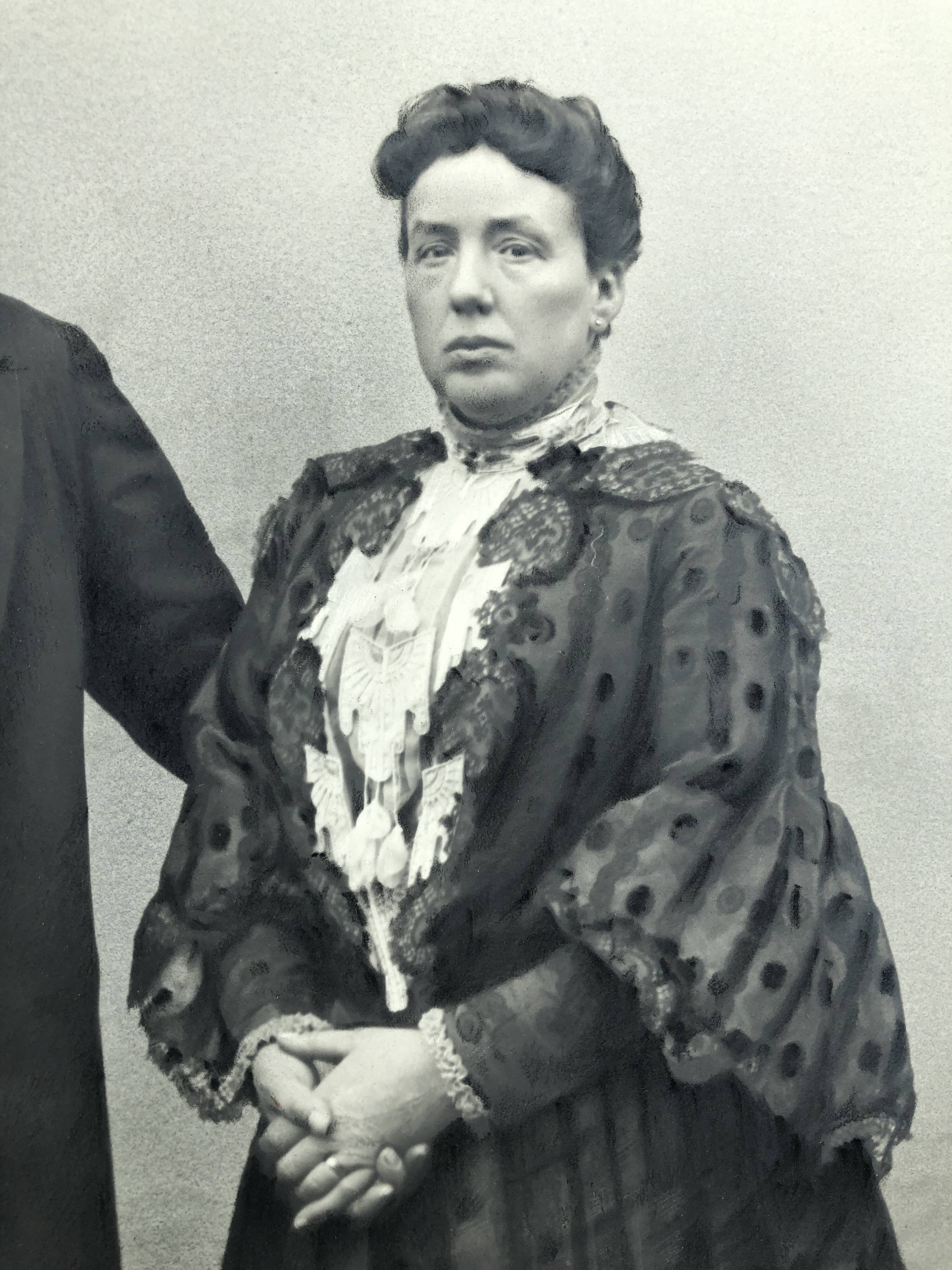 Antique, Great old photography, bourgeois couple, early twentieth, France