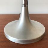 Mushroom lamp, brushed steel, circa 1960