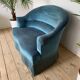 Toad bench blue velvet