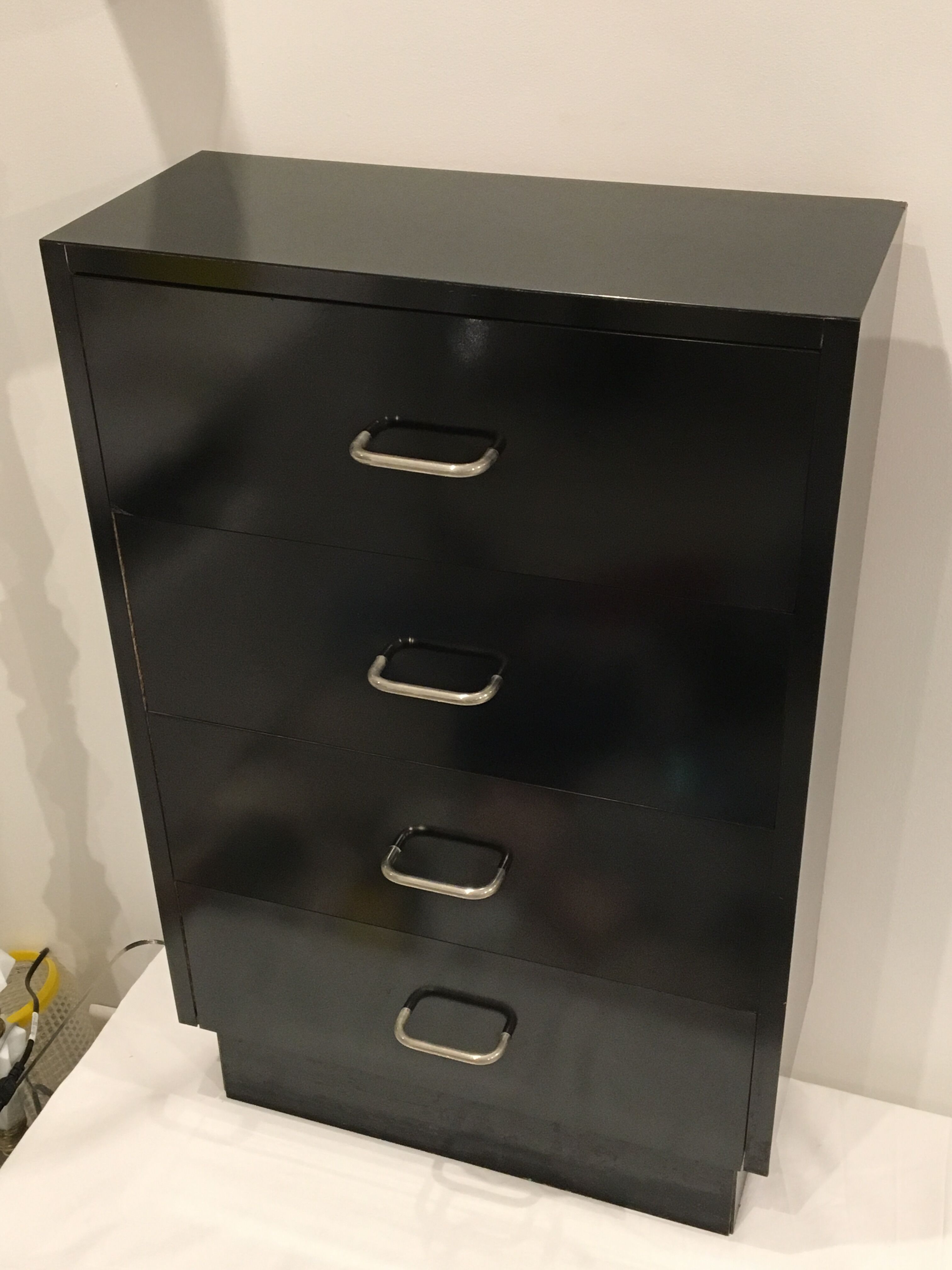 Chiffonnier formica noir