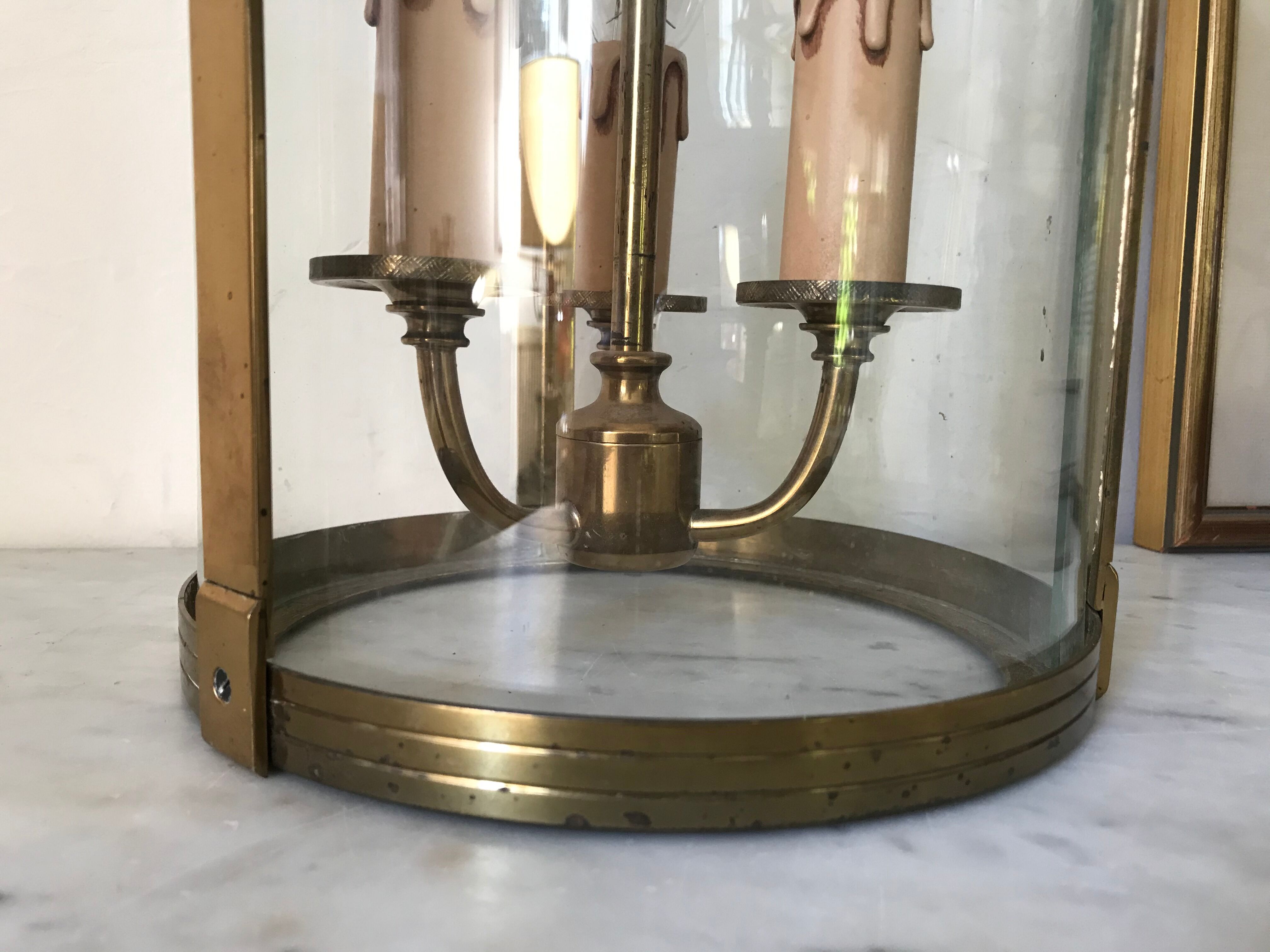 Brass vestibule lantern