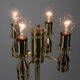 Brass floor lamp, 1970s, restored