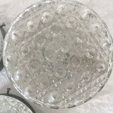 Set of 3 vintage ceiling lights
