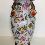 Vase in cracked earthenware