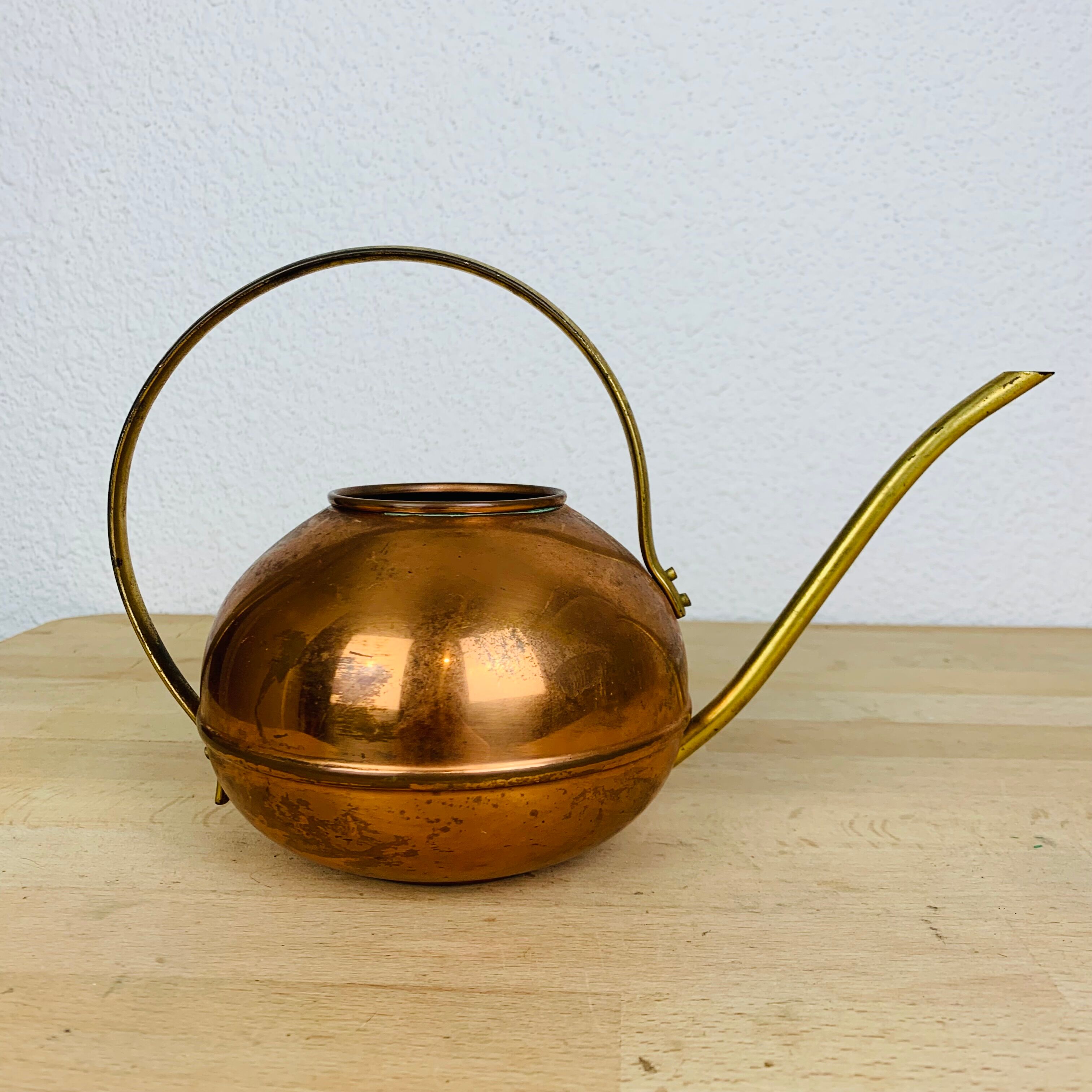 Scandinavian copper watering can