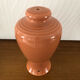 Pied de lampe orange vintage à électrifier