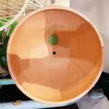 Terracotta planter with saucer