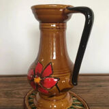 Pichet, carafe en grès vernissé vintage