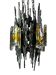 60s 70s chandelier by Tom Ahlström & Hans Ehrlich