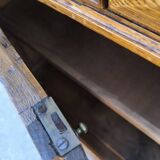 English sideboard in blond oak 1950
