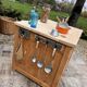 Central island / Saucepan storage unit