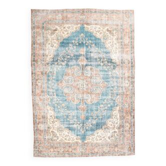 Tapis persan bleu pâle 8x11, 228x330cm