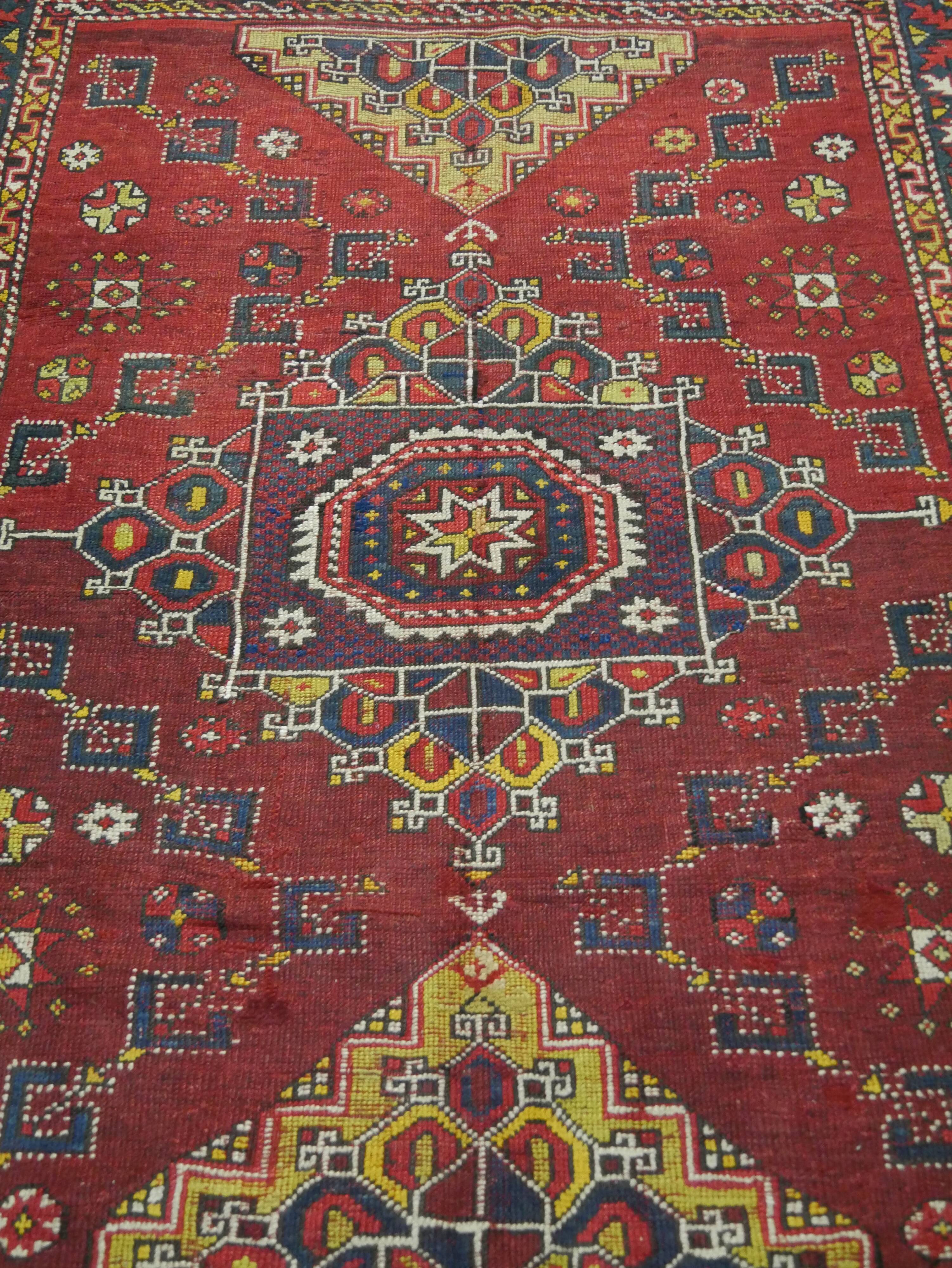 Handmade Turkish oriental rug 205 x 157 cm