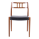 Dining chair – Niels Otto Møller – Model 79 – Teak & black leather – JL Møllers Møbelfabrik – 1960s