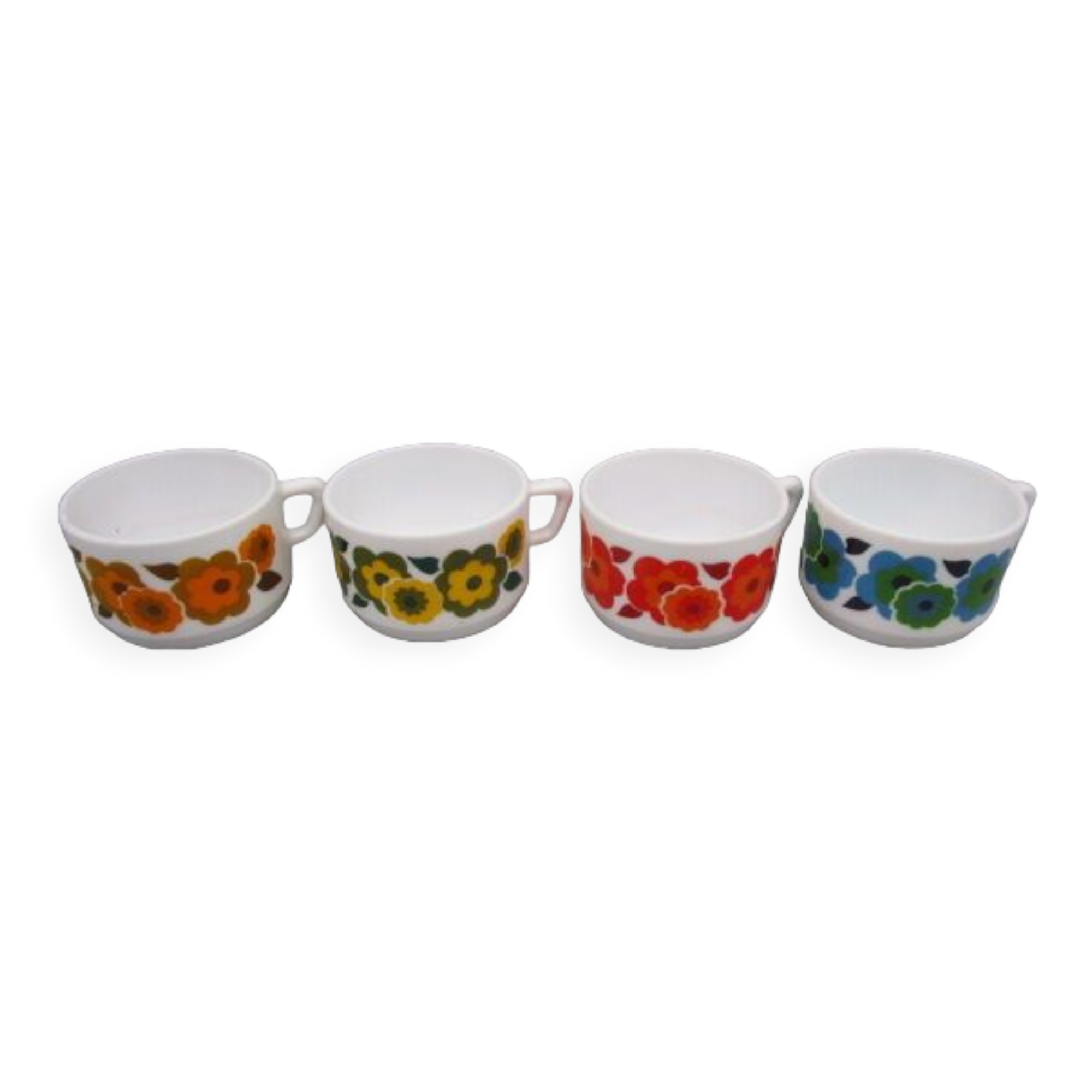 Set of 4 vintage mobile cups