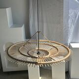 Suspension rattan saucer iron frame D:120 H:60