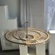 Suspension rattan saucer iron frame D:120 H:60