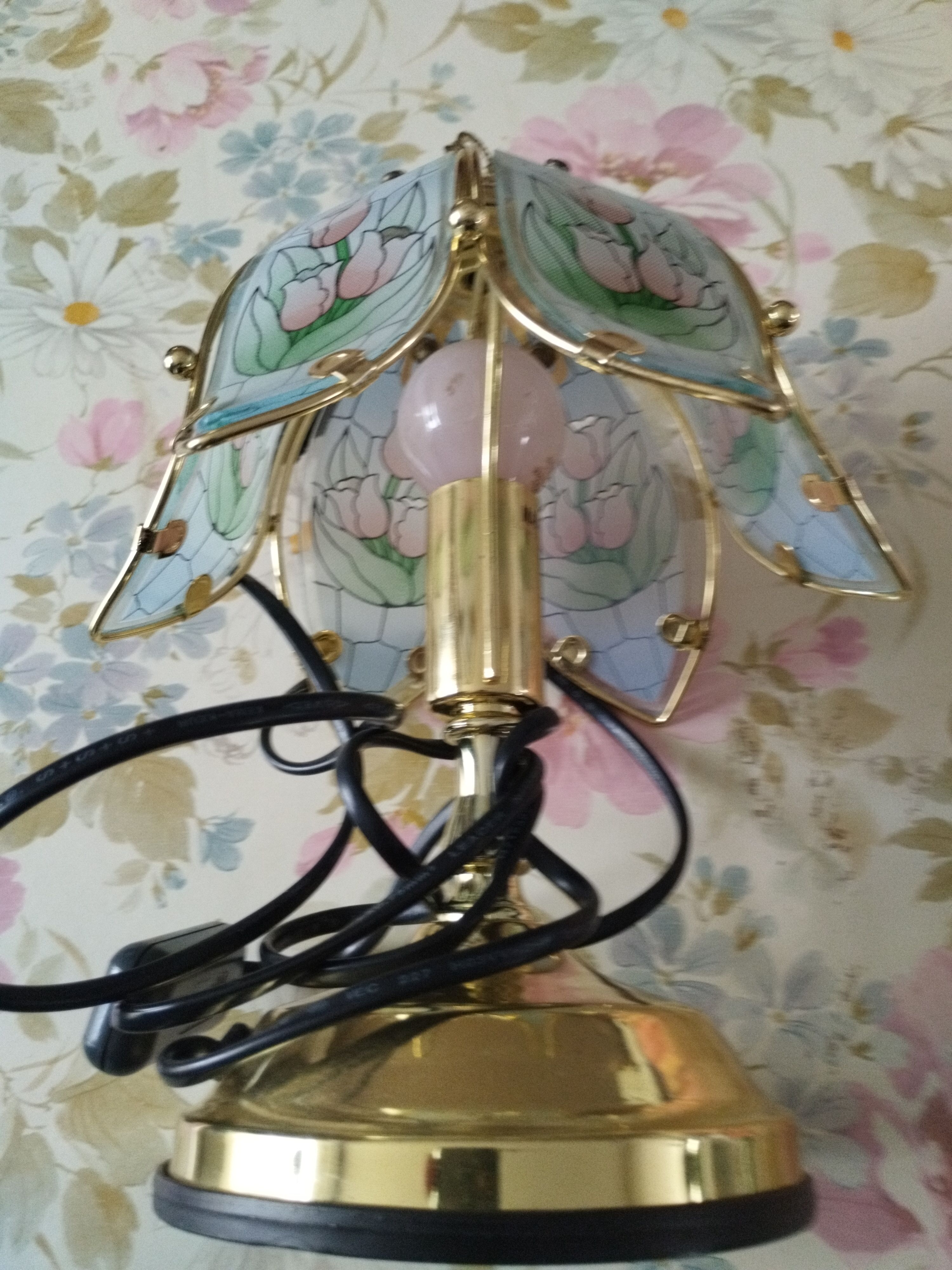 Small touch bedside lamp
