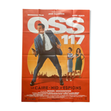 Affiche cinéma originale "OSS 117 le Caire nid d'espions" Jean Dujardin