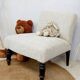 Looped fabric armchair