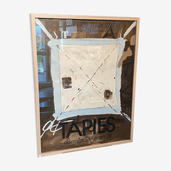 Poster Lithograph Tapies Galerie Maeght