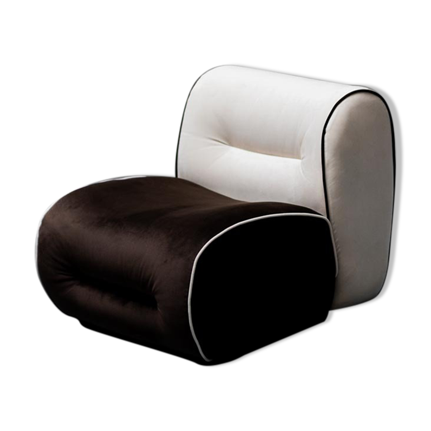 Velvet armchair 1970
