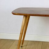 Scandinavian Swedish coffee table console 1970s - walnut