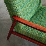 Pair of green armchairs by Jiri Jiroutek for Interier Praha 1960