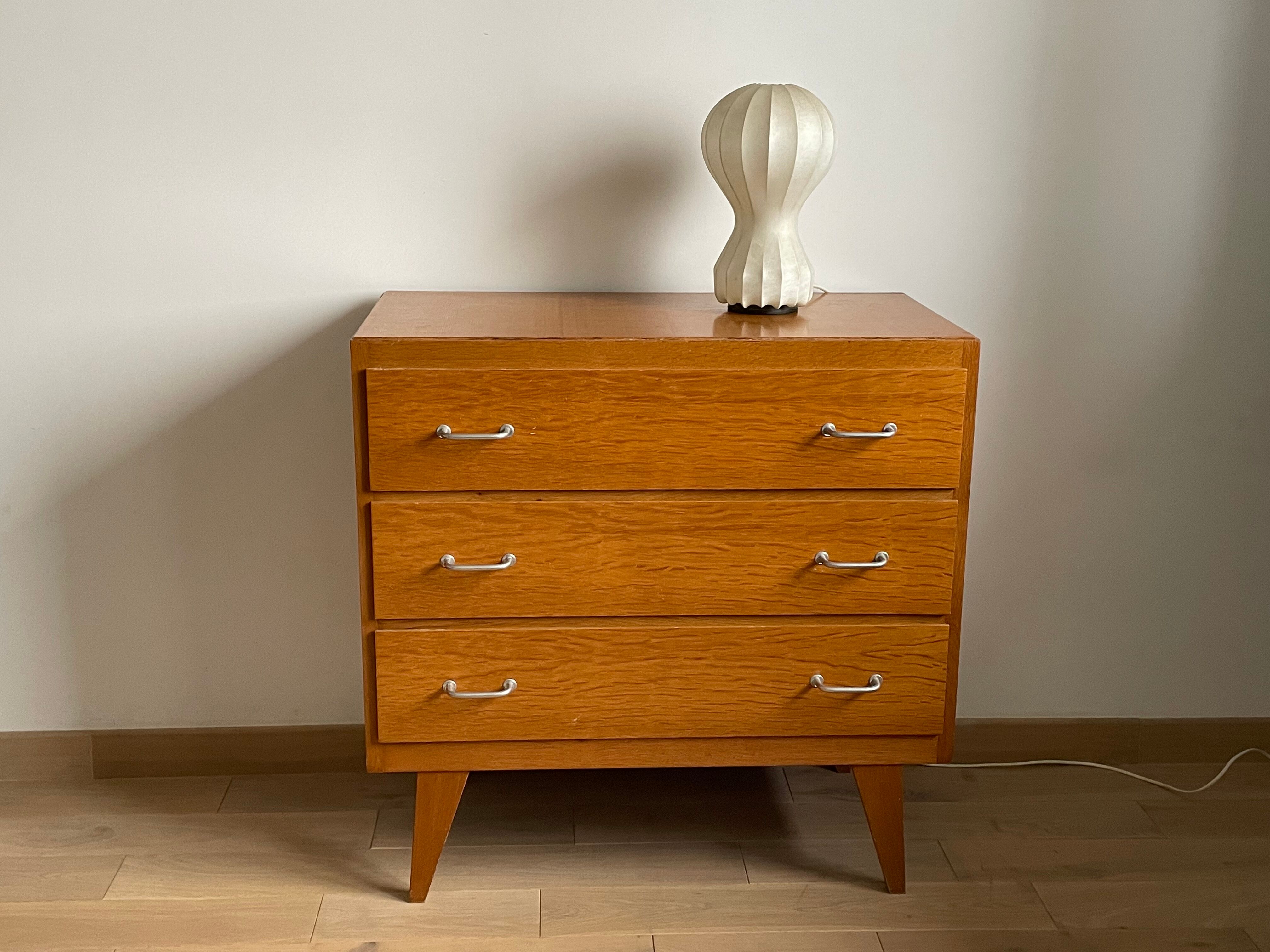 Chest of drawers 3 drawers compass feet