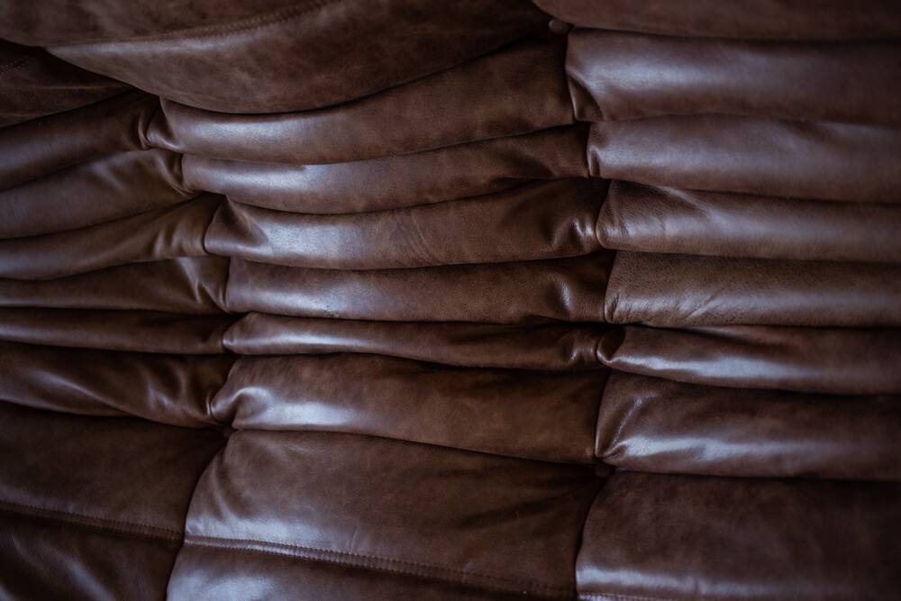 Togo 2 -seater sofa in dubai brown leather