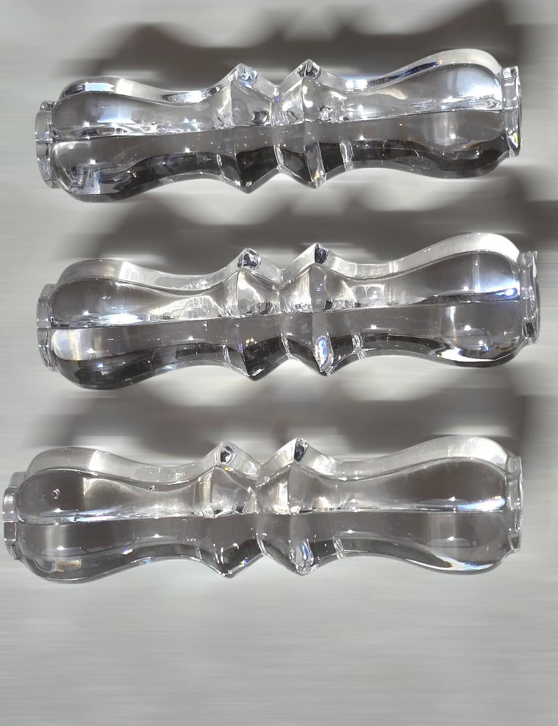 Set of 12 Chrystal knife rests from Cristalleries Royales de Champagne