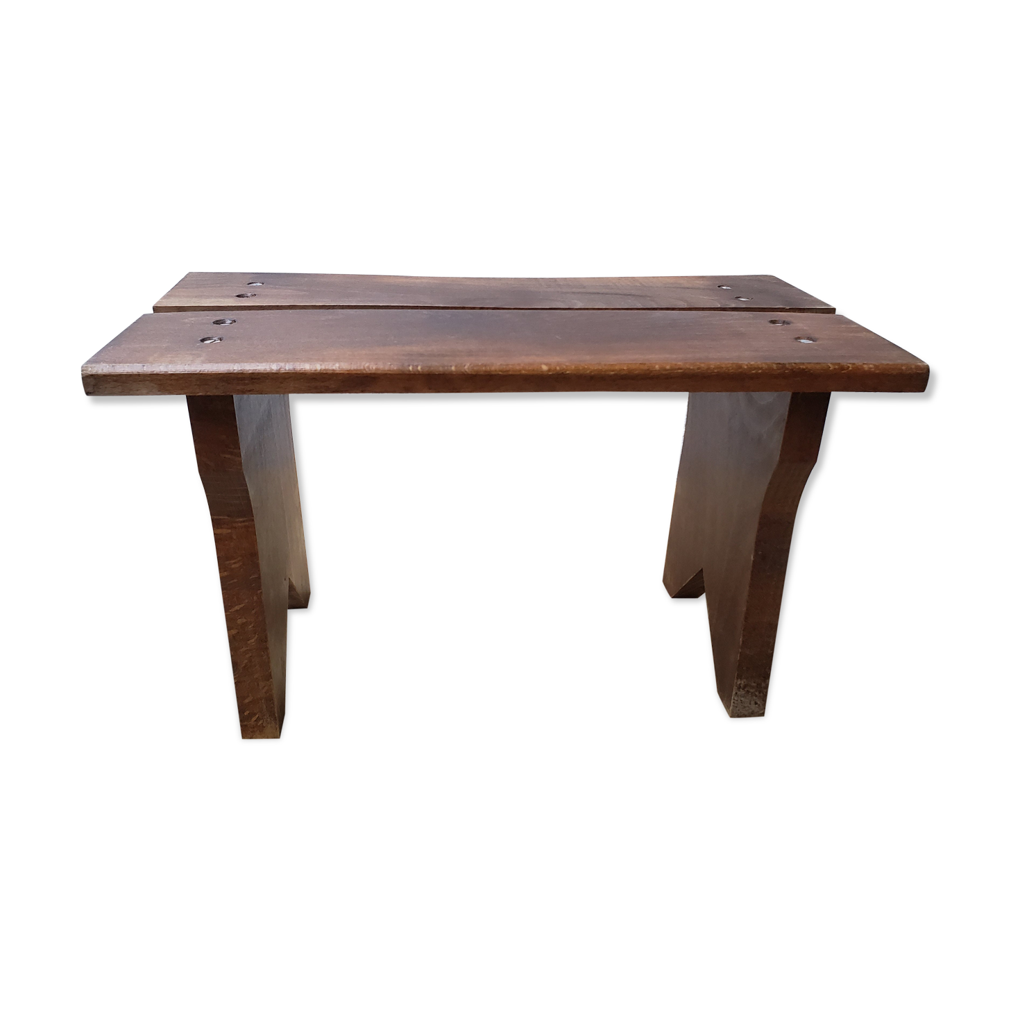 Wooden low stool