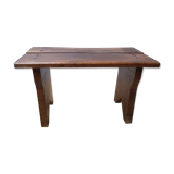 Wooden low stool