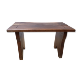 Wooden low stool