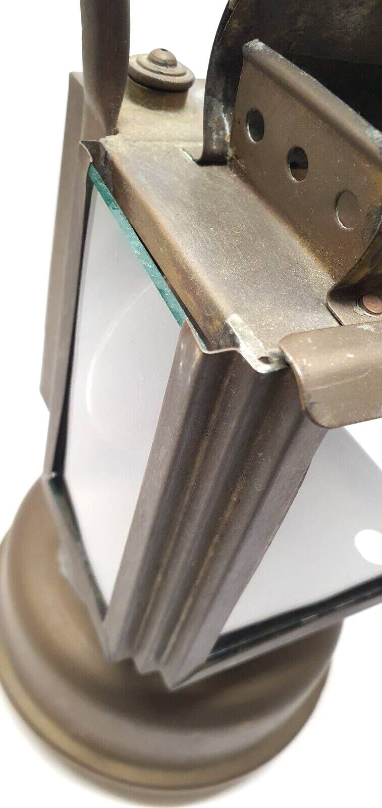 Old lamp in acetylene station master railway or other deco collection