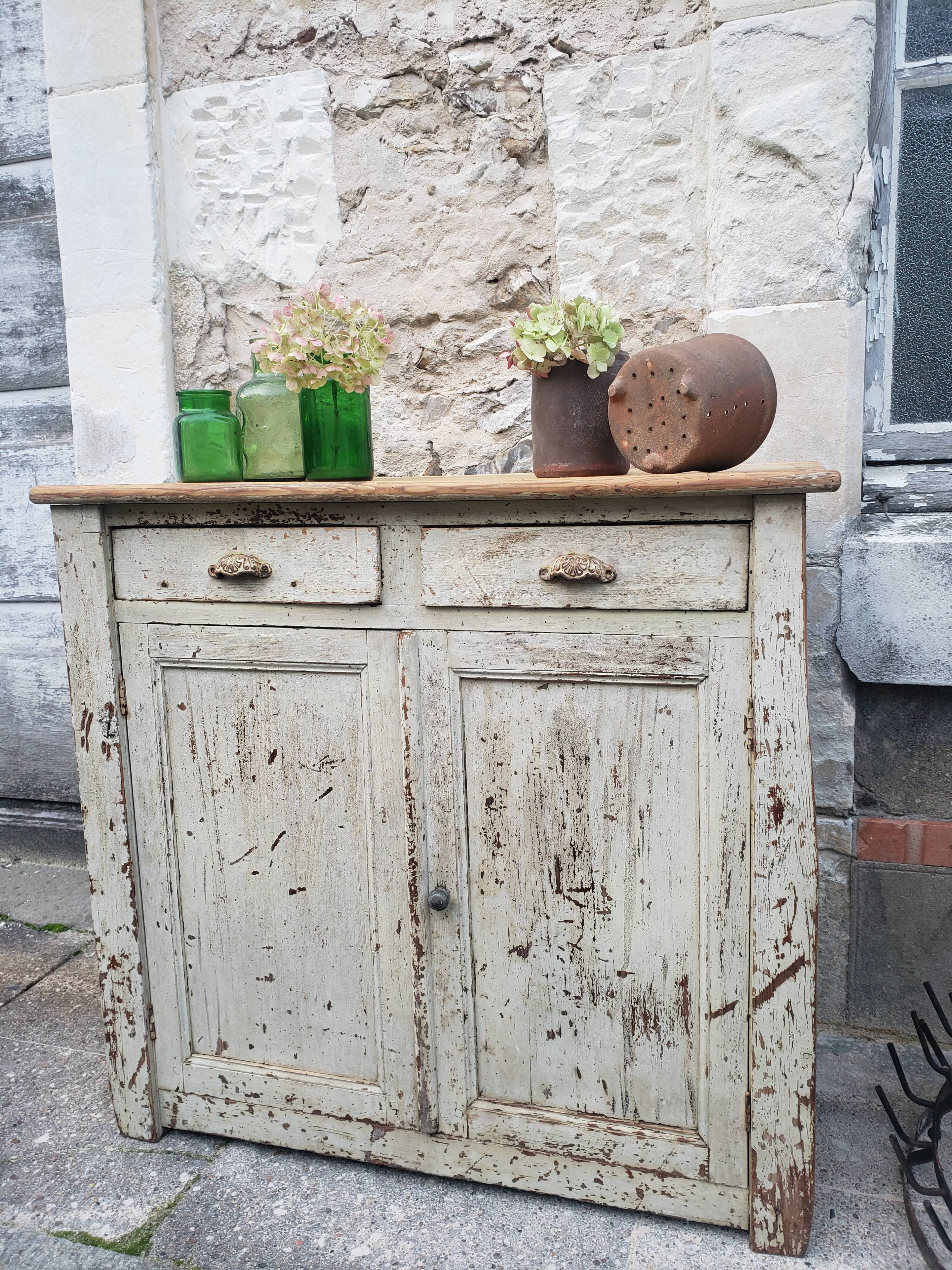 Old Parisian buffet patina