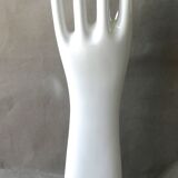 Hand glove white ceramic mold