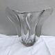 Ancient vase shape cut glass mold transparent design vintage
