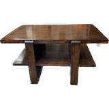 Table basse en acajou massif