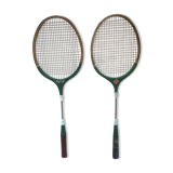 Pair of vintage tennis rackets