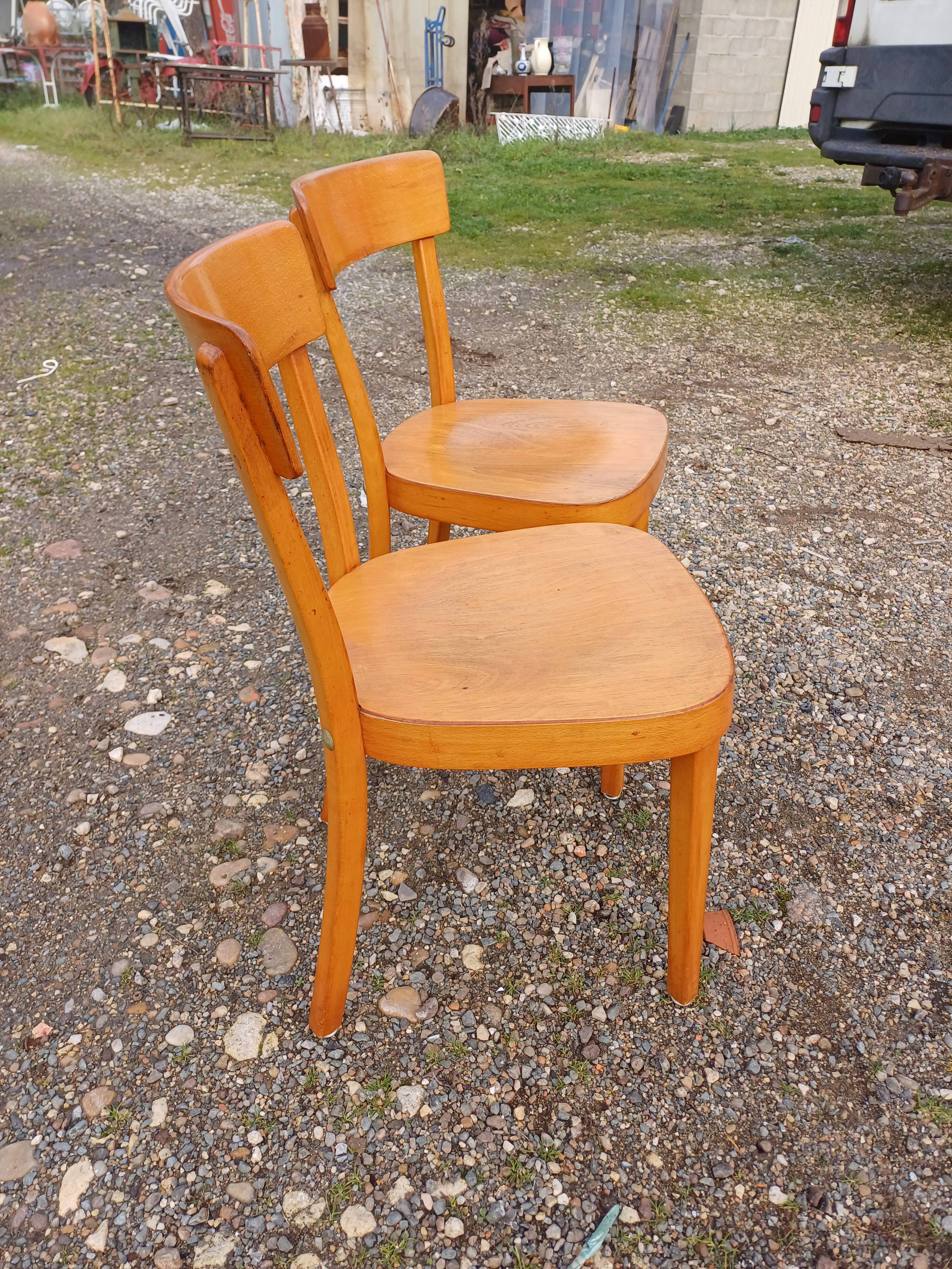 Pair of Baumann Bistro Chairs