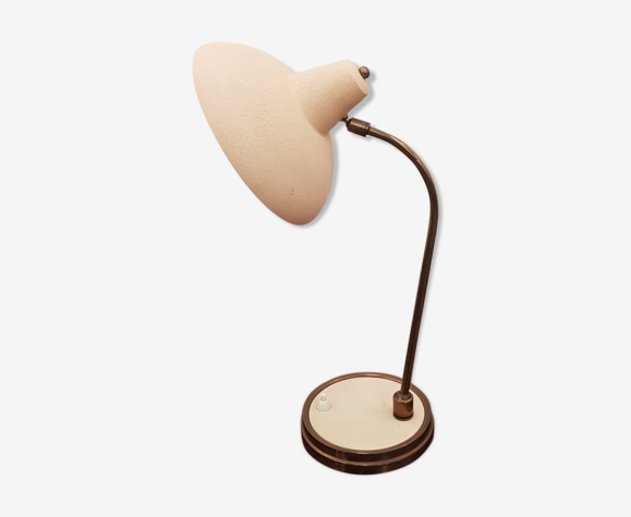 Lampe de bureau beige
