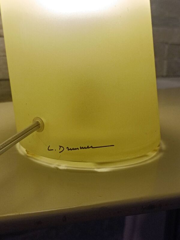 Lampe de table moderniste par Louis Drimmer 1970