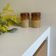 Ceramic salt and pepper duo
