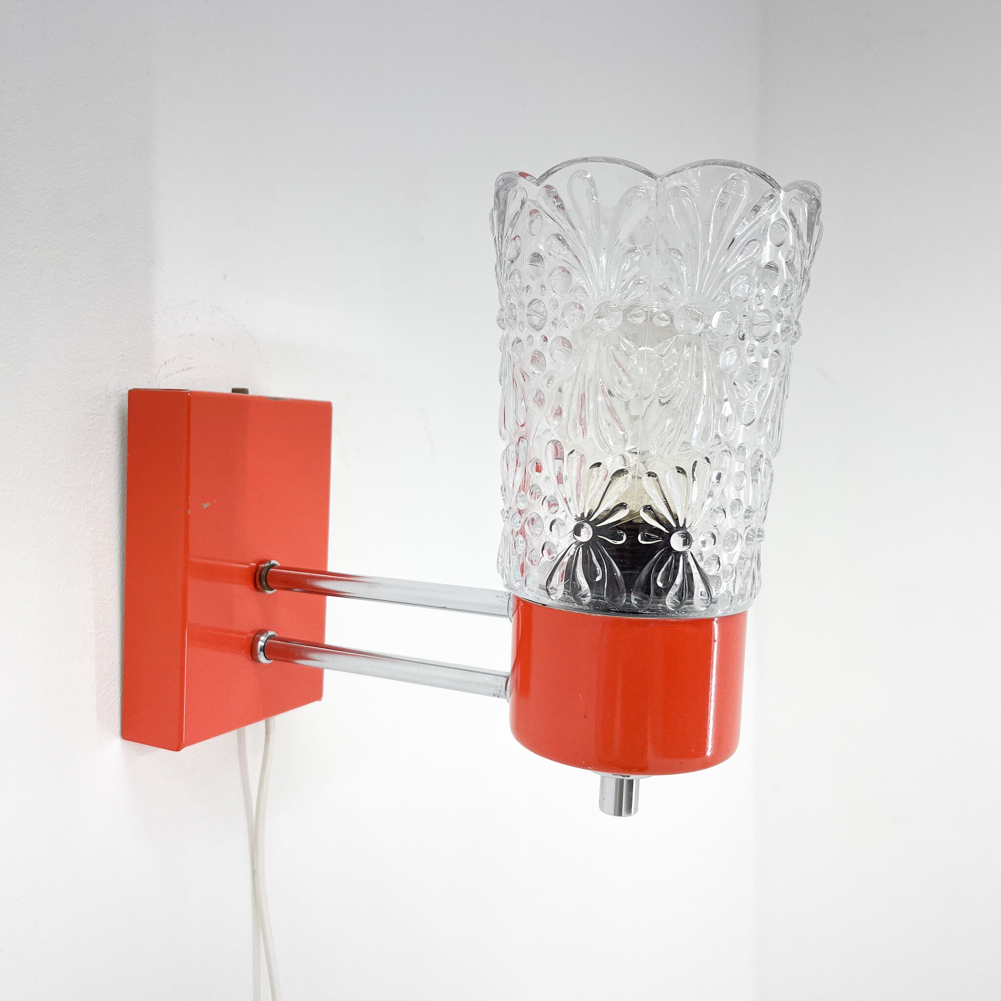 Mid-Century Wall Lamp, Czechoslovakia, 1970's