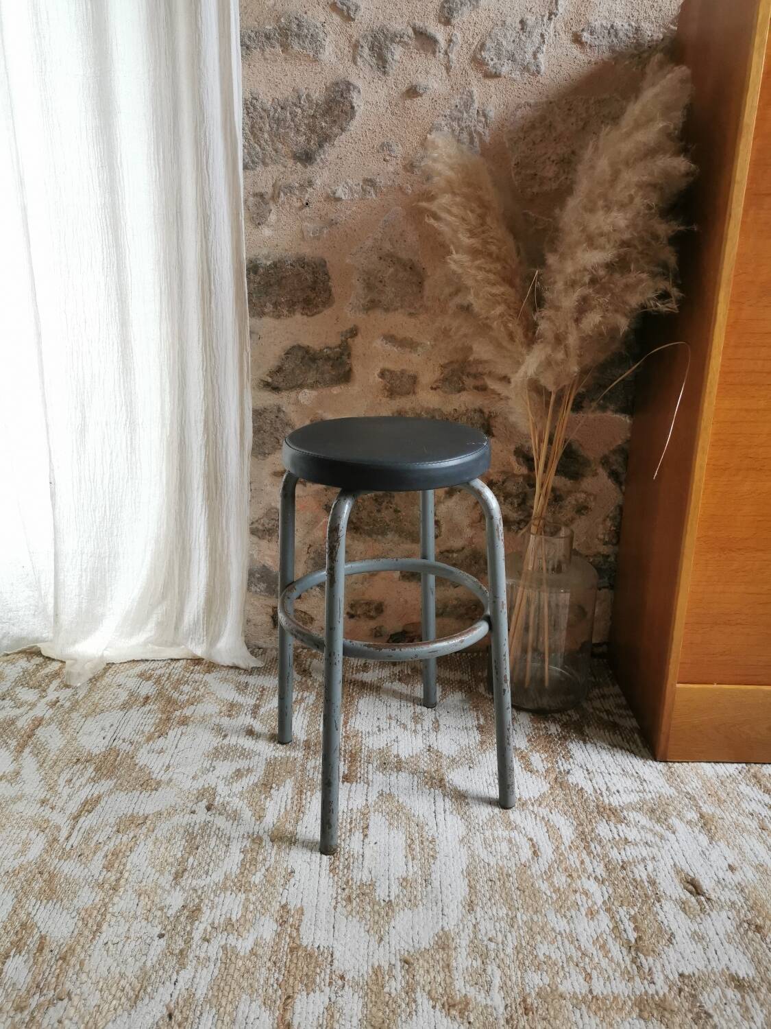 Industrial stool, telecom workshop
