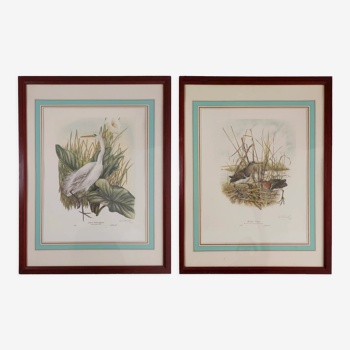 Deux lithographies originales de  Gail Denise Daroll circa 1979