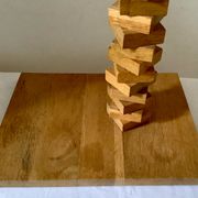 Pied de lampe en bois