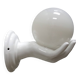 Applique main céramique blanche et opaline 1970