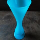 Turquoise opaline vase
